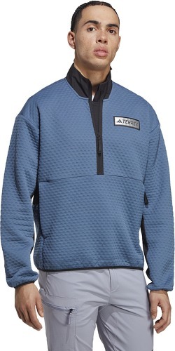 adidas Performance-Veste à demi-zip en molleton Terrex Utilitas-2