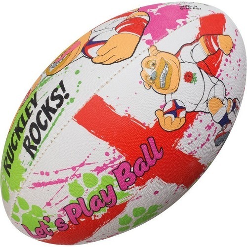 GILBERT-Mini Ballon de rugby Mascottes Gilbert Ruckley Rocks (taille 1)-1