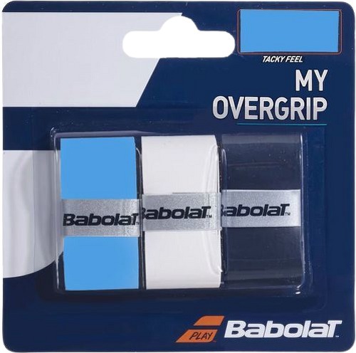 BABOLAT-Surgrips Babolat My Overgrip Bleu / Blanc / Noir x 3-image-1