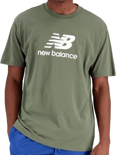 NEW BALANCE-New Balance Essentials Stacked Logo Cotton Short-2