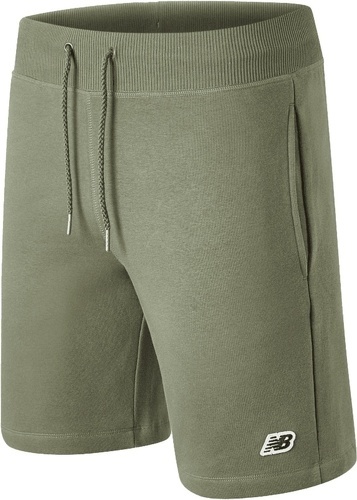NEW BALANCE-Short New Balance Small Logo vert olive-2