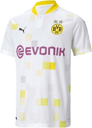 PUMA-3ème maillot Puma pour hommes du BVB saison 2020/21, blanc/noir-2