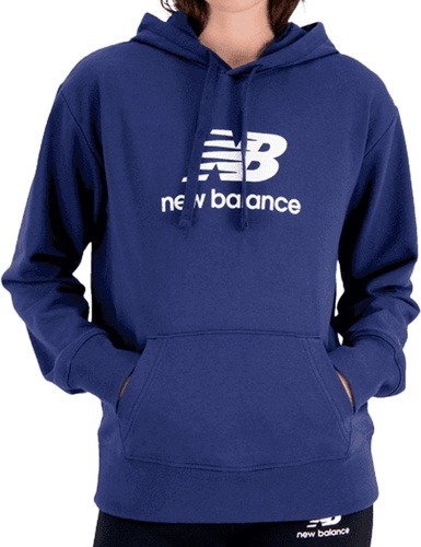 NEW BALANCE-Essentials Stacked Logo Hoodie Women-1