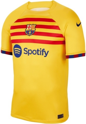NIKE-Maillot Barça 4th 2023 Jaune Junior-2