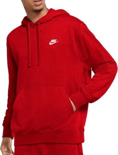 NIKE-Sweat à capuche Nike Sportswear Club rouge-2