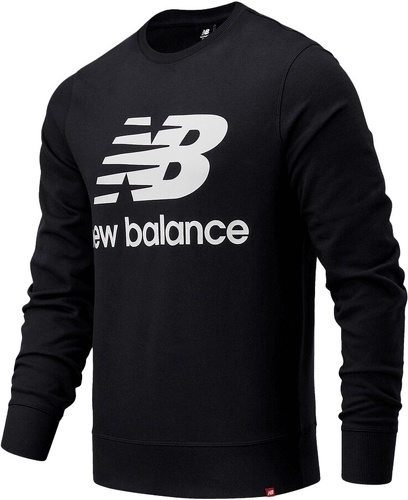 NEW BALANCE-Essentials Stacked Logo French Terry Crewneck Sweatshirt-1