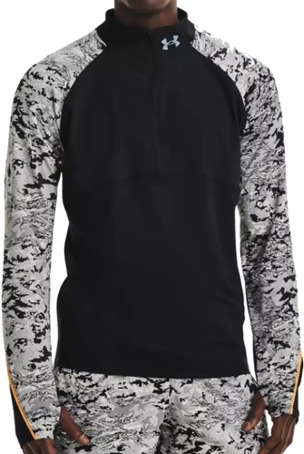 UNDER ARMOUR-Qualifier Run 2.0 Print Half Zip L - T-shirt da running-2