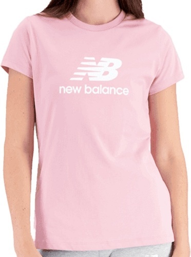 NEW BALANCE-Essentials Stacked Logo Shirt Women-1