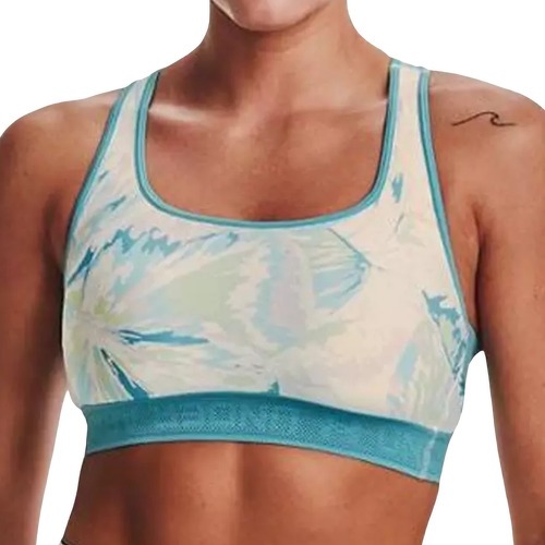 UNDER ARMOUR-Crossback Mid Print Ne - Brassière de fitness-1