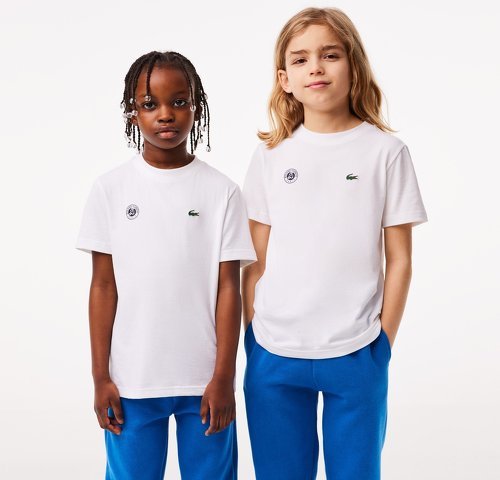 LACOSTE-T-shirt enfant Lacoste pour Roland-Garros - Blanc-3
