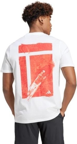 adidas Performance-T-shirt de tennis graphique AEROREADY-3