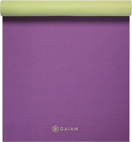 Gaiam-Tapis de yoga 2 couleurs - 4mm-0
