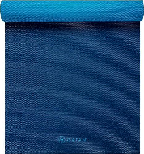 Gaiam-Gaiam 2 Color Yoga 6 Mm / Blauw-0