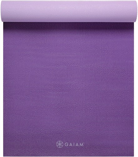Gaiam-Tapis de yoga 2 couleurs - 6mm-0
