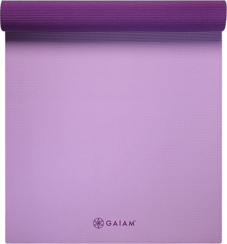 Gaiam-Tapis de yoga 2 couleurs - 6mm-1