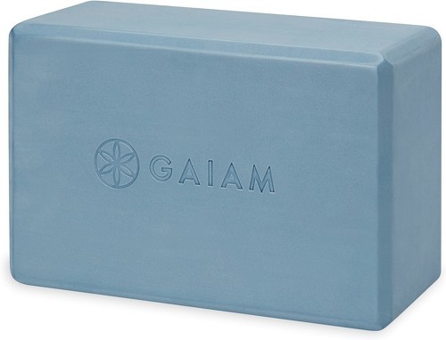 Gaiam-Bloc de yoga Blue Shadow Point-1