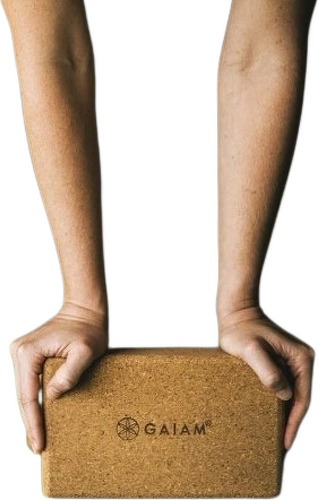 Gaiam-Bloc de yoga Cork Brick-2