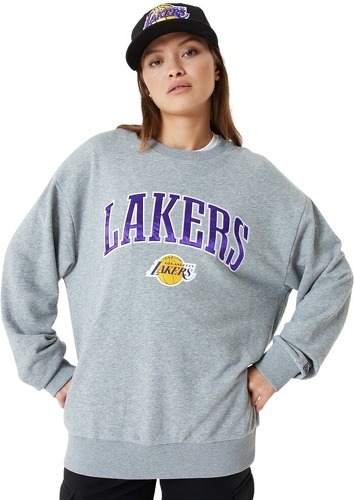 NEW ERA-T-shirt Los Angeles Lakers NBA Apllique Crew-image-1