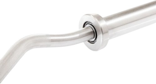 Muscle Power-Muscle Power Olympische High Performance Curlstang Chroom 113 Cm-1