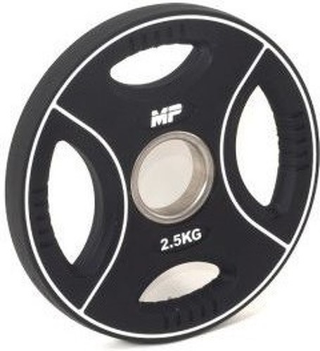 Muscle Power-Muscle Power Pu 4 Grip Disque Haltère 50 Mm 2,5 Kg-0
