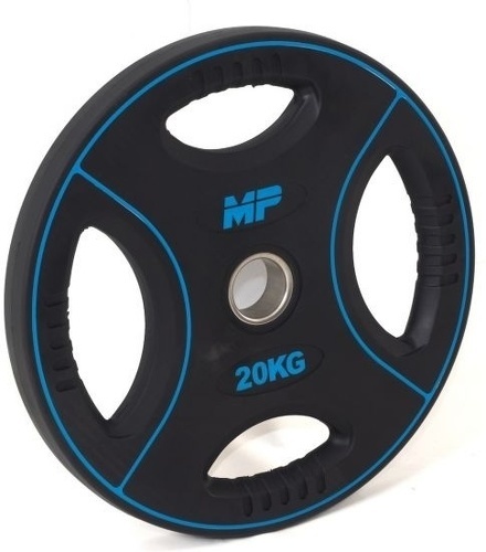 Muscle Power-Muscle Power Pu 4 Grip Disque Haltère 50 Mm 20 Kg-0