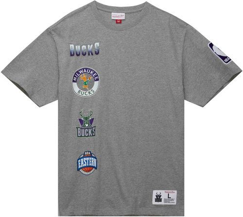 Mitchell & Ness-Mitchell & Ness Shirt - HOMETOWN CITY Milwaukee Bucks-image-1