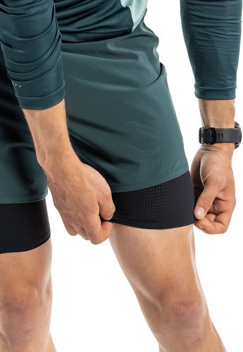 SCOTT -Scott short hybrid endurance aruba green short de running-4