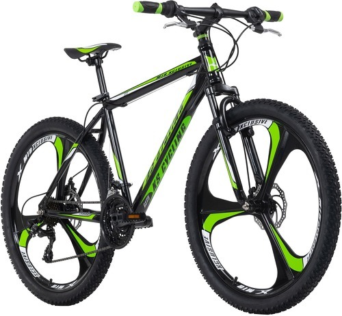 KS Cycling-VTT semi-rigide 26" Sharp noir-vert-image-1