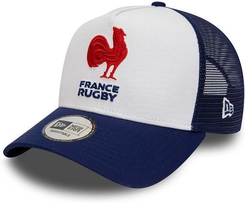 NEW ERA-Casquette trucker New Era édition France Rugby FFR marine et blanc-0