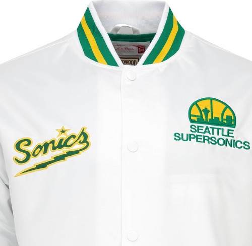 Mitchell & Ness-City Collection Lightweight Satin Veste Seattle SuperSonics-2