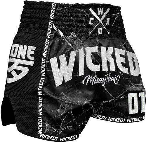 Wicked One-Short muay Thaï WickedOne Kick brocken noir-0
