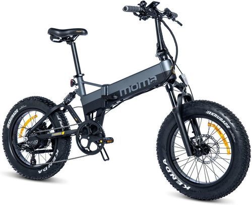 MOMABIKES-Moma BIKES VTT FAT PRO 20", Equipped Full SHIMANO, freins a disques Hydrauliques, Bat. Ion Lthium Intégrée et amovible 48V 15Ah-image-1
