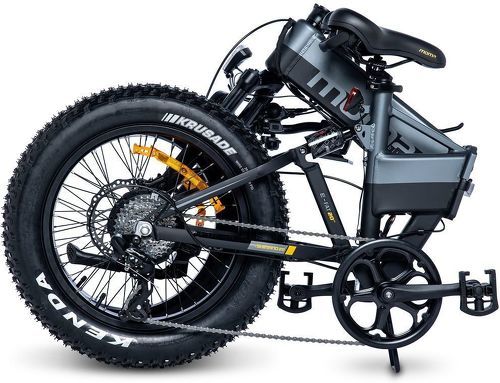 MOMABIKES-Moma Bikes VTT, FAT PRO 20", Equipped Full SHIMANO . Freins a disques Hydrauliques, Bat. Ion Lithium integrada 48V 13Ah-3