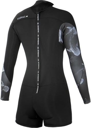 Soöruz Surfwear-Shorty DIVINE 2/2mm GBS LS Back-zip-2