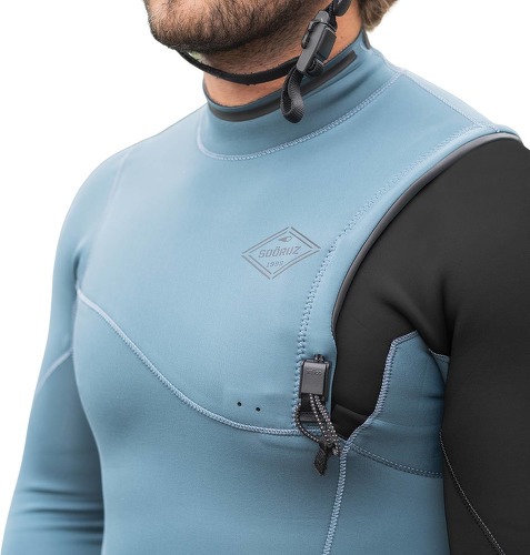Soöruz Surfwear-Shorty FIGHTER  2/2mm LS Zip-free-4