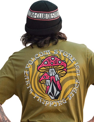 VOLCOM-T-shirt Farm to Yarn Psychike - OLD MILL-0