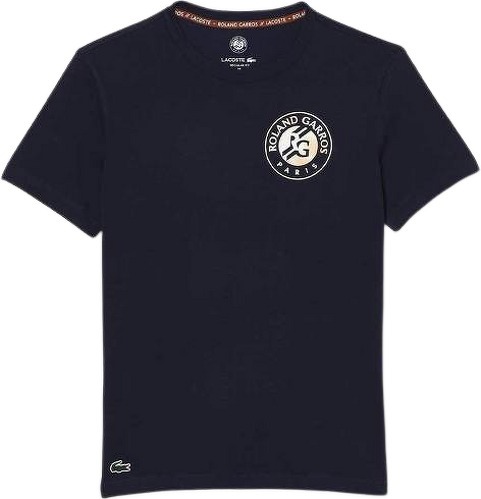 LACOSTE-T-Shirt Lacoste Sport Roland Garros Bleu Marine-image-1