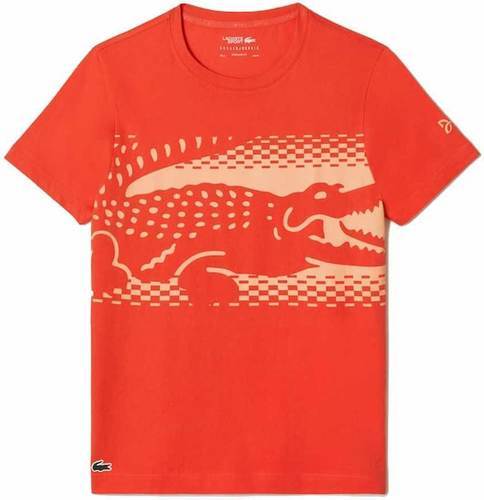 LACOSTE-T-Shirt Lacoste Tennis x Novak Djokovic Rouge-image-1
