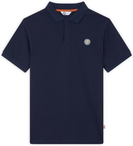 ROLAND-GARROS-Polo Basique Homme - Marine-0