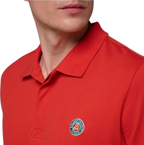ROLAND-GARROS-Polo Basique Homme - Terre-battue-2