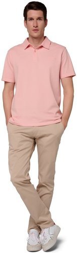 ROLAND-GARROS-Polo Homme Stripes - Rose-1