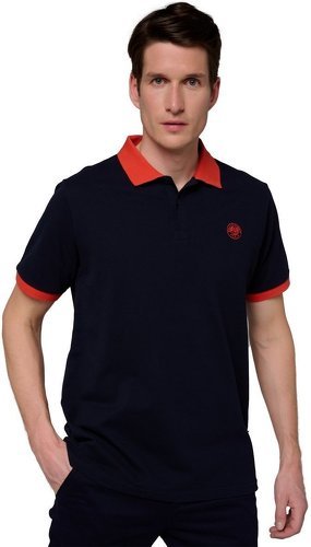 ROLAND-GARROS-Polo Piqué Homme Roland-Garros - Marine-0