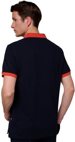 ROLAND-GARROS-Polo Piqué Homme Roland-Garros - Marine-2
