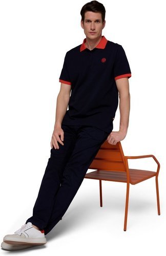 ROLAND-GARROS-Polo Piqué Homme Roland-Garros - Marine-3