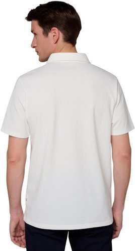 ROLAND-GARROS-Polo Stripes Homme - Ecru-2
