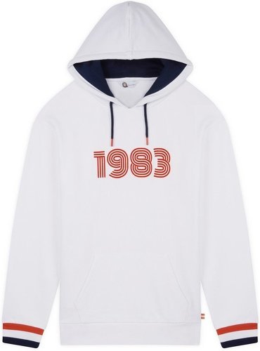 ROLAND-GARROS-Sweat à Capuche 1983 Homme - Blanc-0