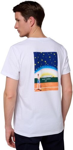 ROLAND-GARROS-T-shirt affiche officielle 2023 Roland-Garros homme - Blanc-1