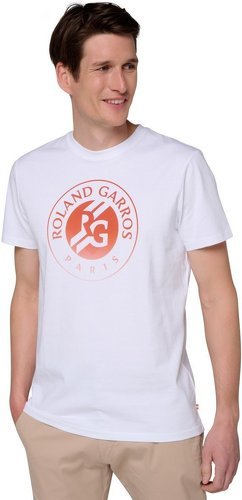 ROLAND-GARROS-T-shirt Big Logo Homme - Blanc-0