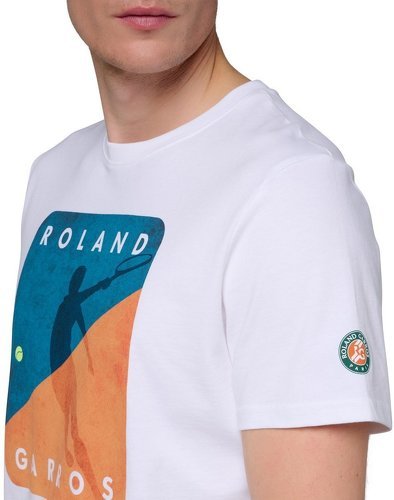 ROLAND-GARROS-T-shirt Joueur Homme - Blanc-2