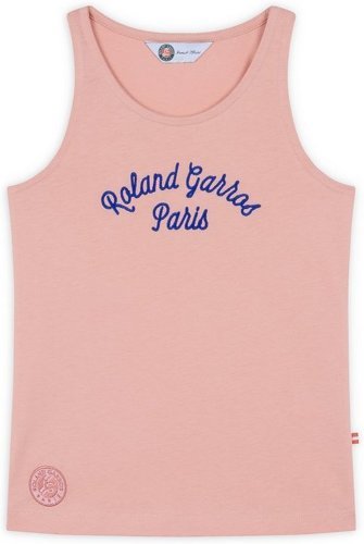 ROLAND-GARROS-Débardeur fille Stripes - Rose-0